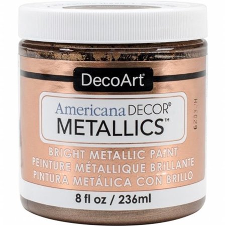 DECO ART Deco Art ADMTL-08 8 oz Americana Decor Metallic Paint; Antique Bronze ADMTL-08